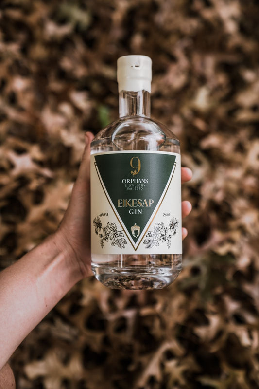 Eikesap Gin - Front Label