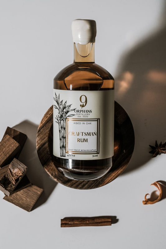 Craftsman Rum, Front label